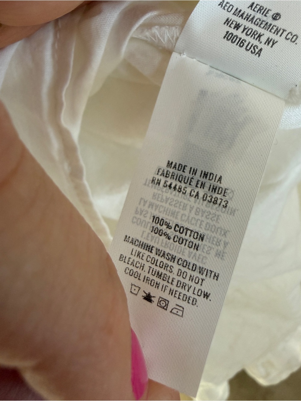 Arie White Rock n Ruffle Tiered Cotton Mini Skirt Large - Picture 5 of 5